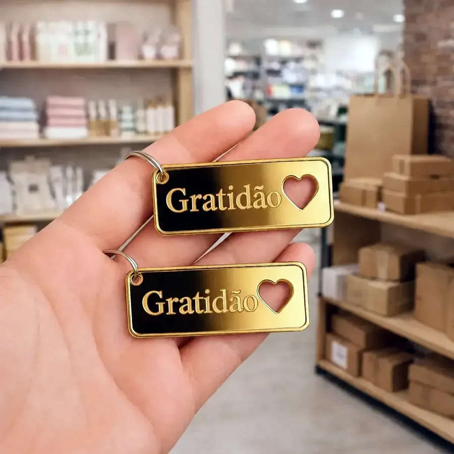 Chaveiro de acrílico personalizado La Bella Laser