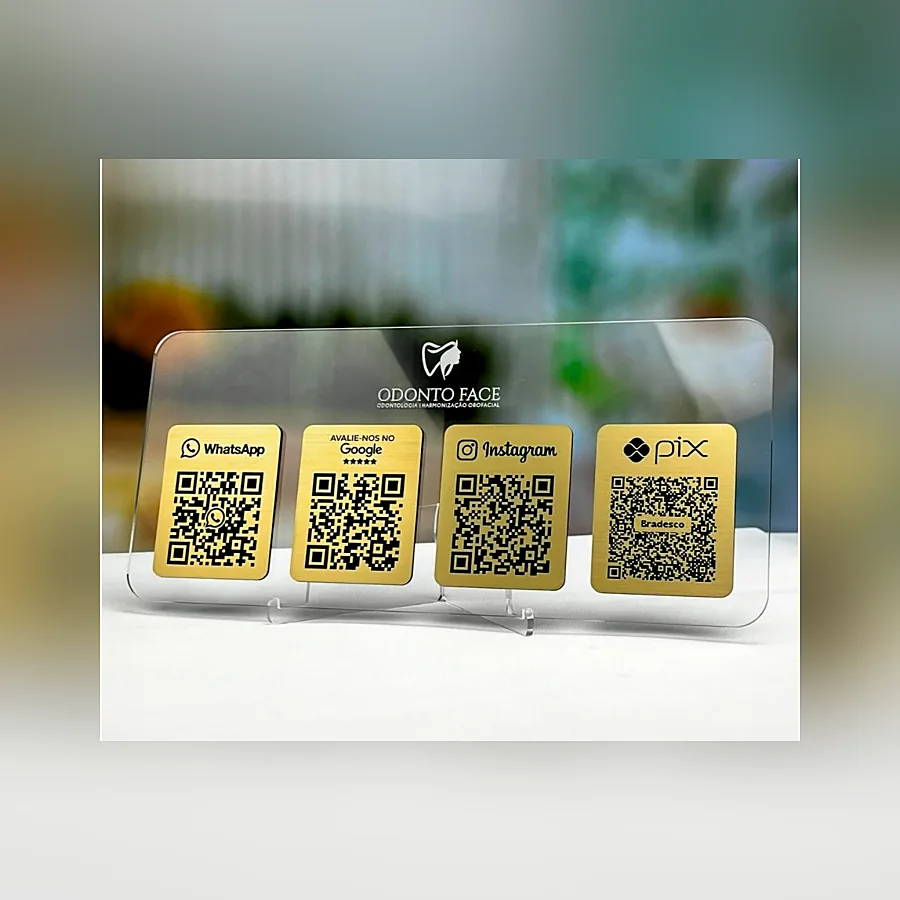 Display QR Code personalizado La Bella Laser