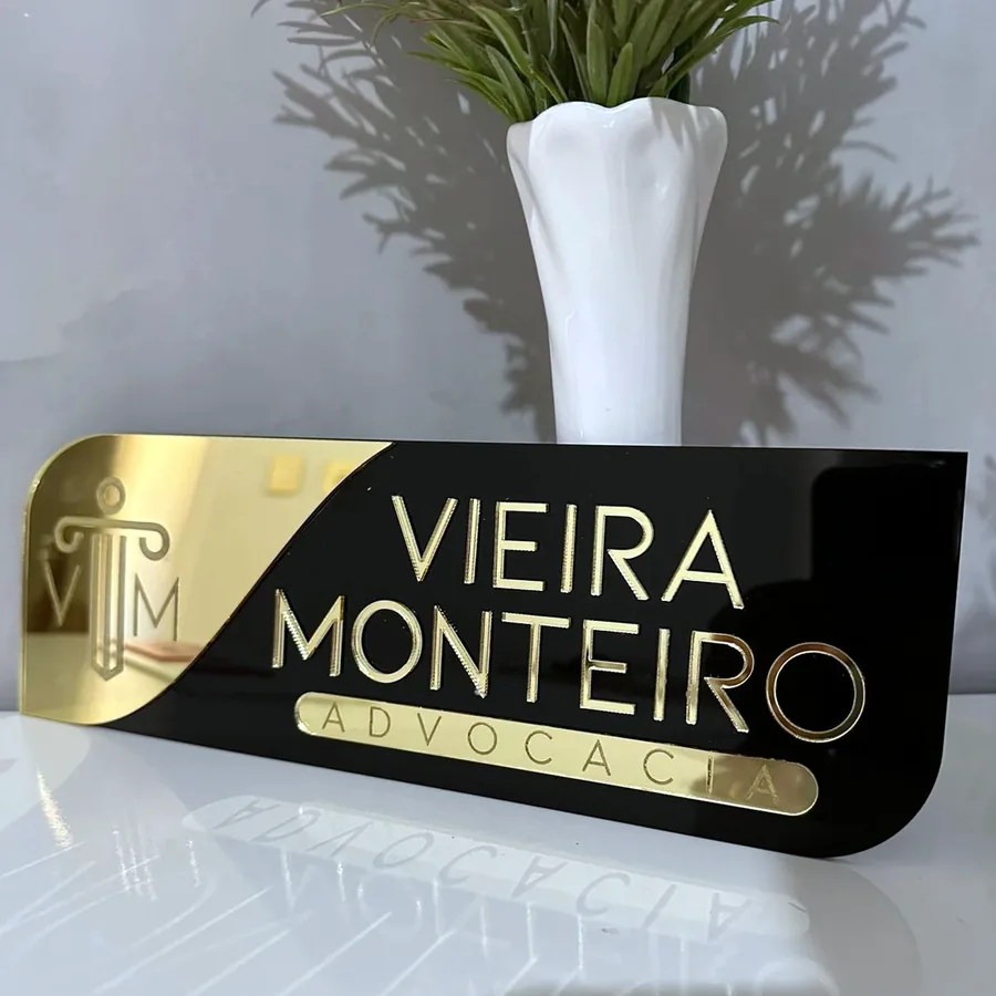 Placas de sinalização personalizado La Bella Laser